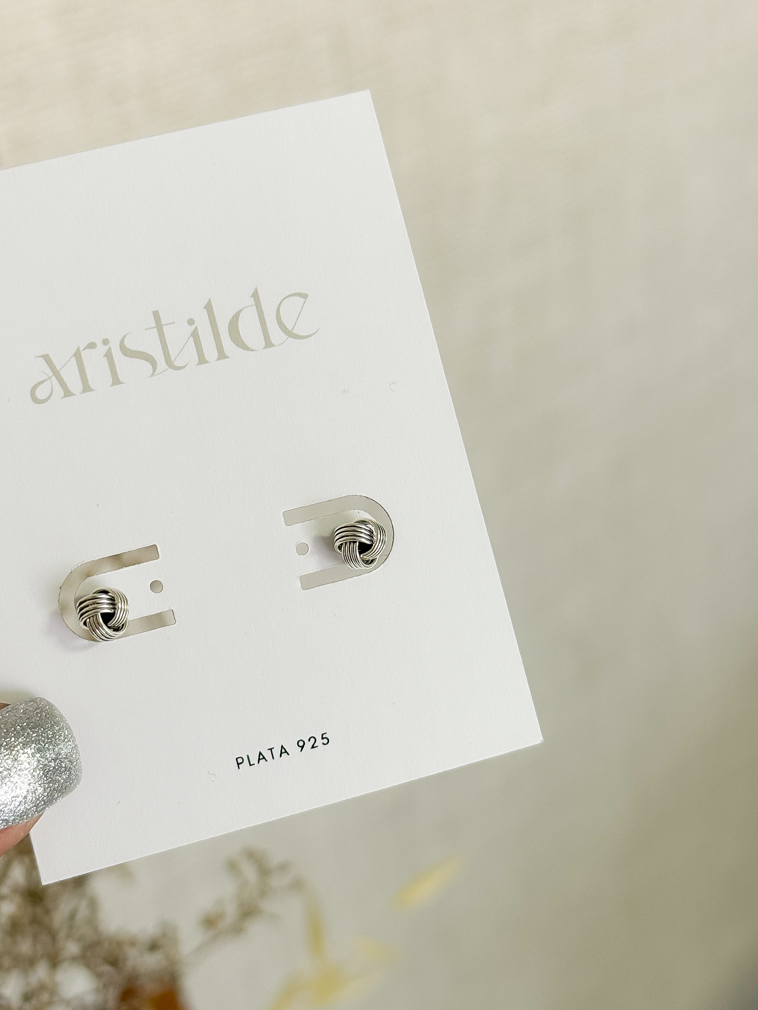 Caravanas NUDO - Plata 925