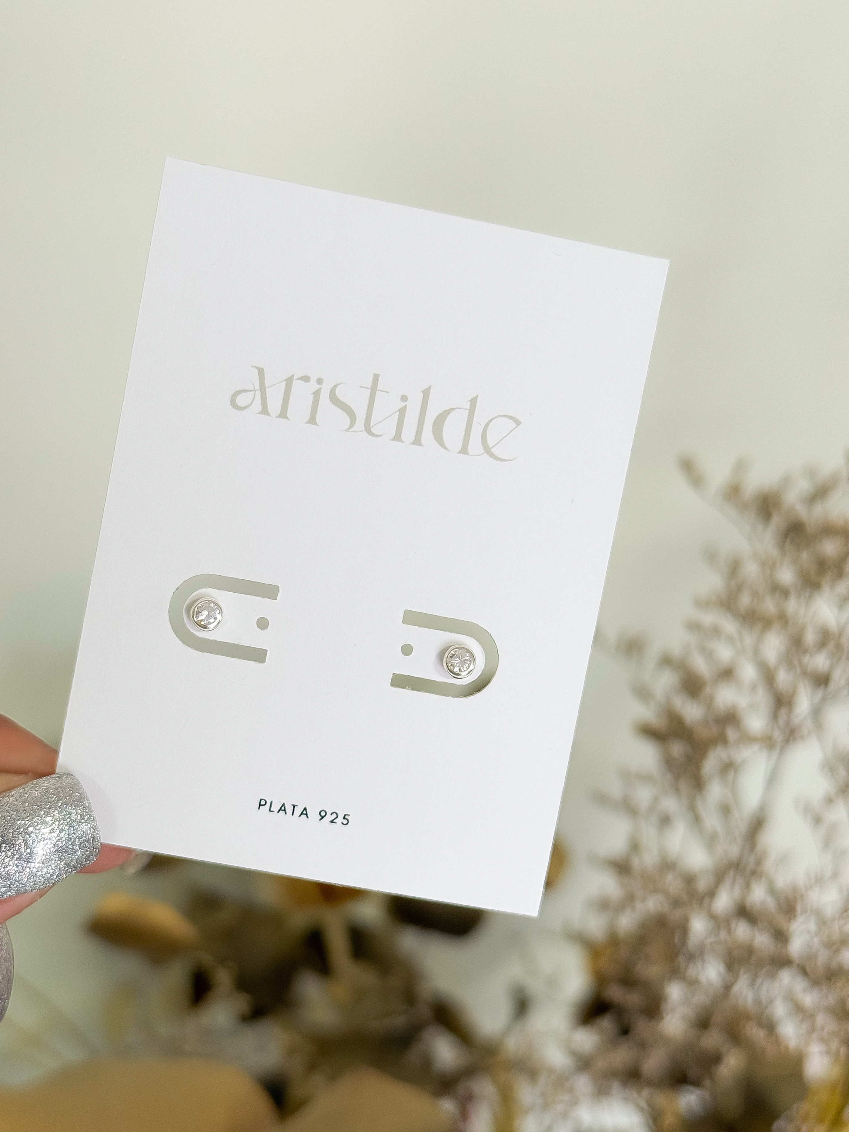 Caravanas PUNTO DE LUZ | plata 925