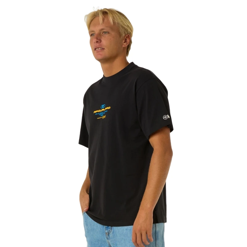 Remera Rip Curl Pro 2025 Lock Up – negro