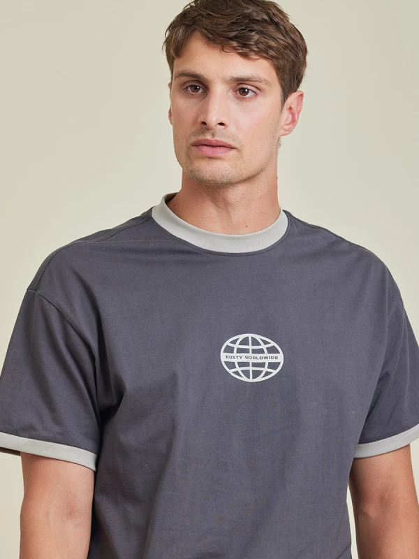 Remera Rusty Runel – Gris