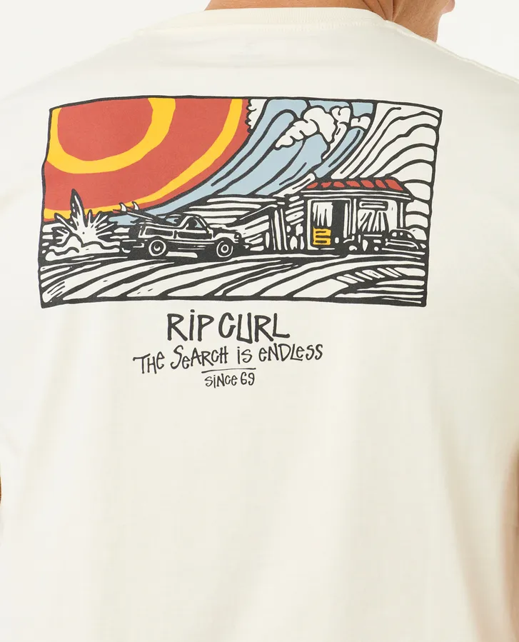 Remera Rip Curl Keep On Trucking – Blanca