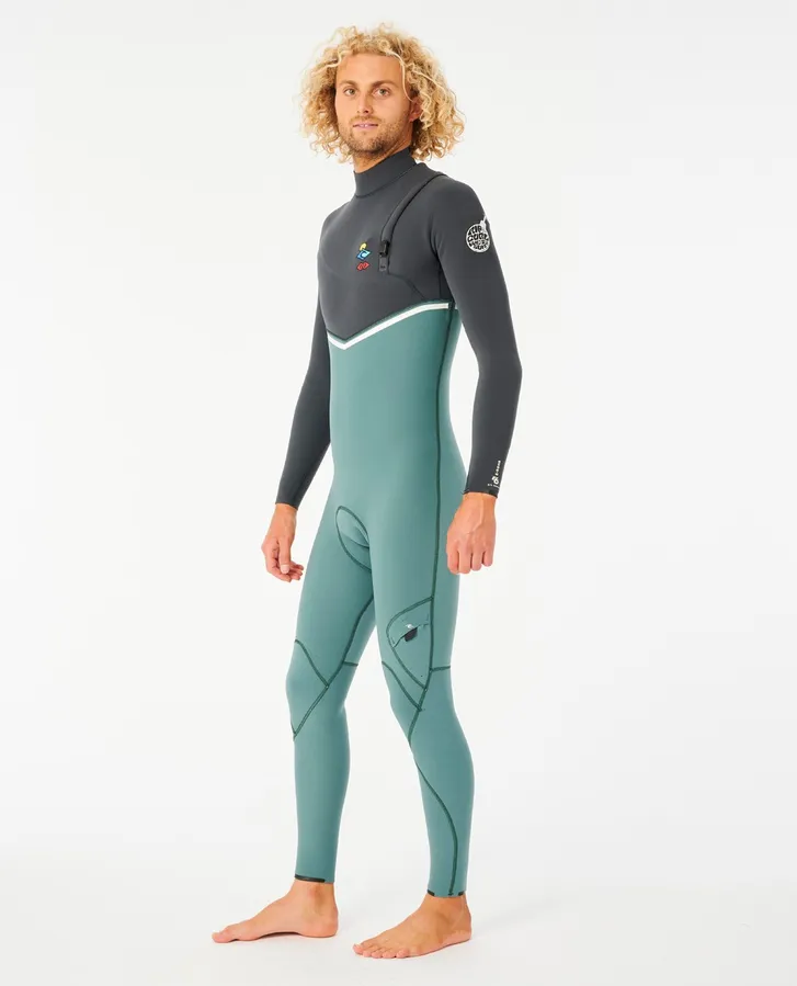 Traje Rip Curl E-Bomb 3.2 ZF verde