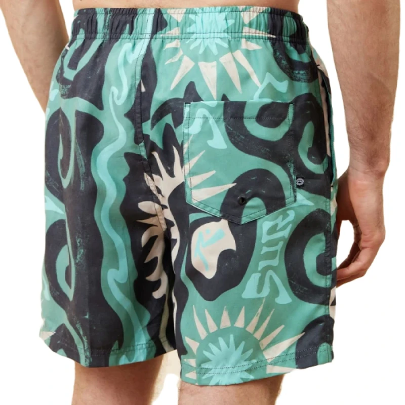 Short Volley Rusty Drega – Verde