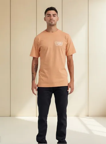 Remera Vans Full Patch Back – Naranja