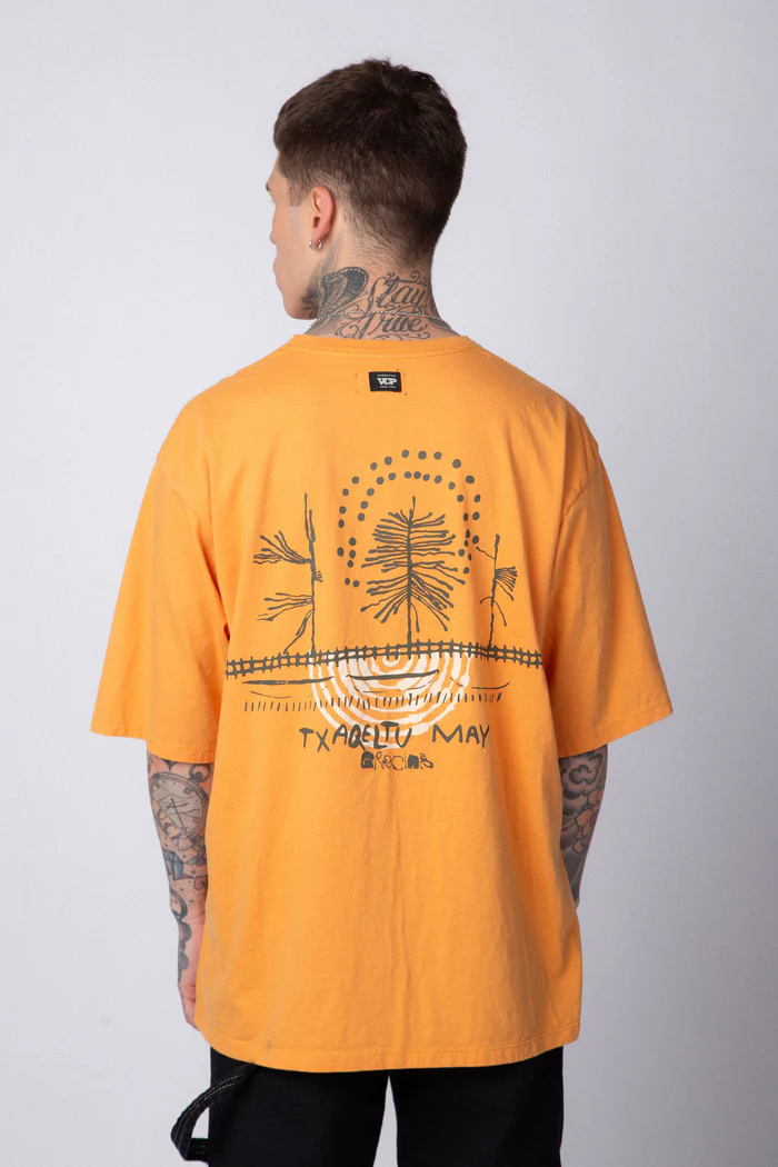 Remera VCP Over Task Bosque – Naranja