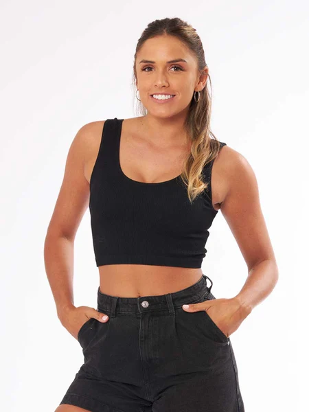 Top Rusty Fredas – negro