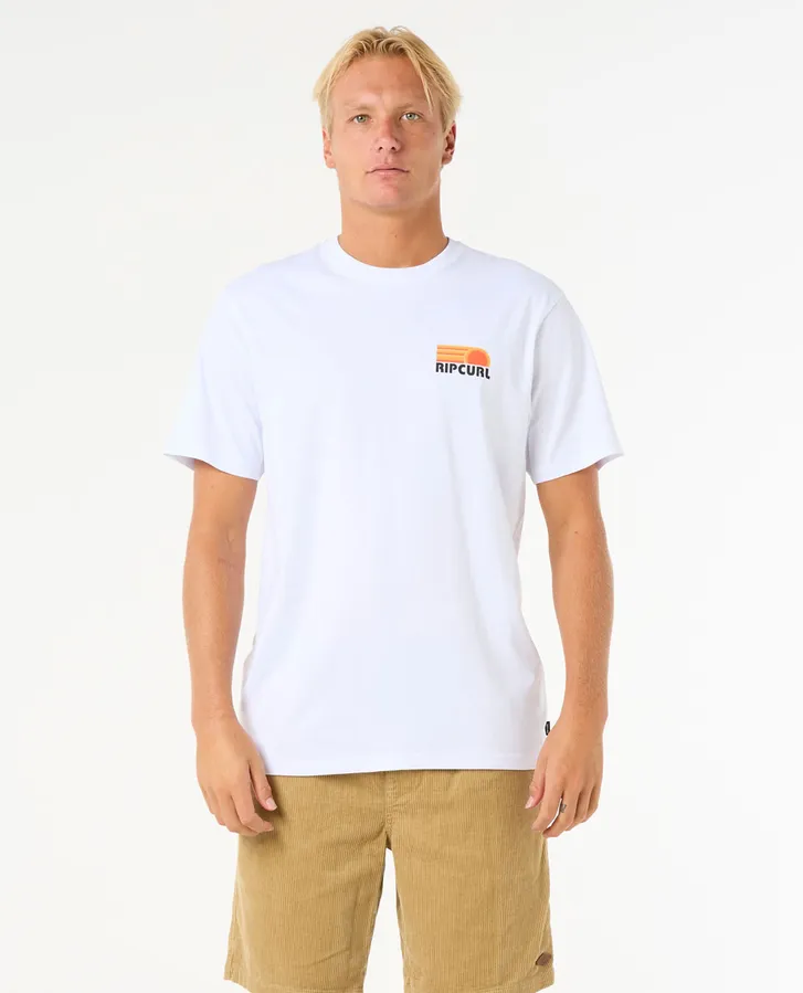 Remera Rip Curl Surf Revival Staked – Blanca