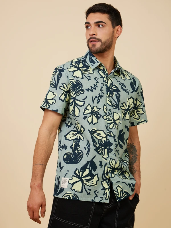 Camisa Rusty Jolt – Verde