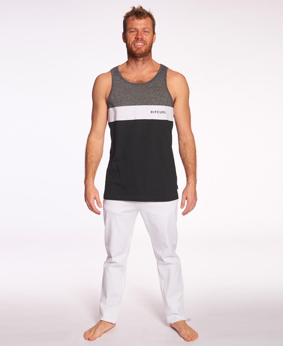Musculosa Rip Curl Under Tow Panel – Gris