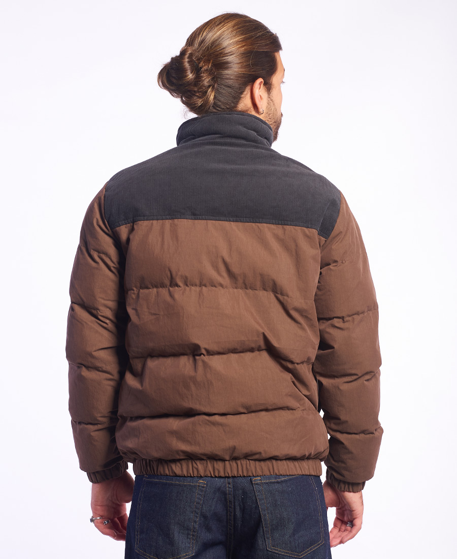 Campera Rip Curl Fade Out Cord Puffer – Chocolate