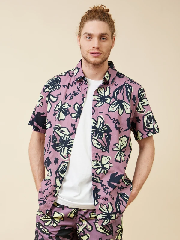 Camisa Rusty Jolt – Vino
