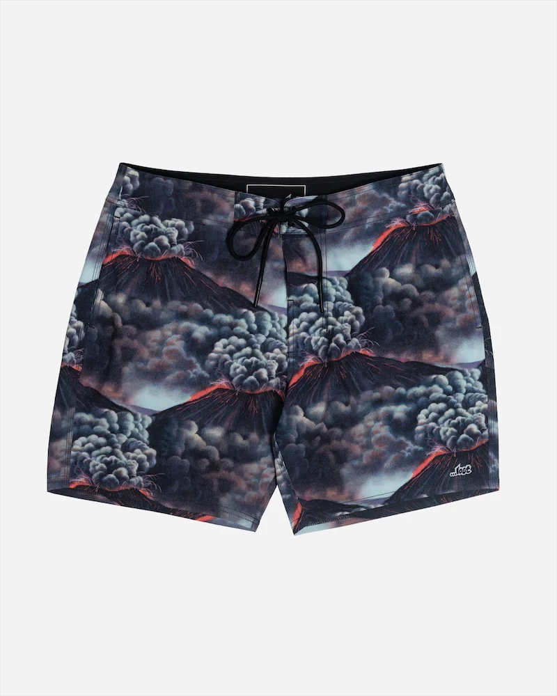 Boardshort Lost Deathwish Go Off Smoke - Black