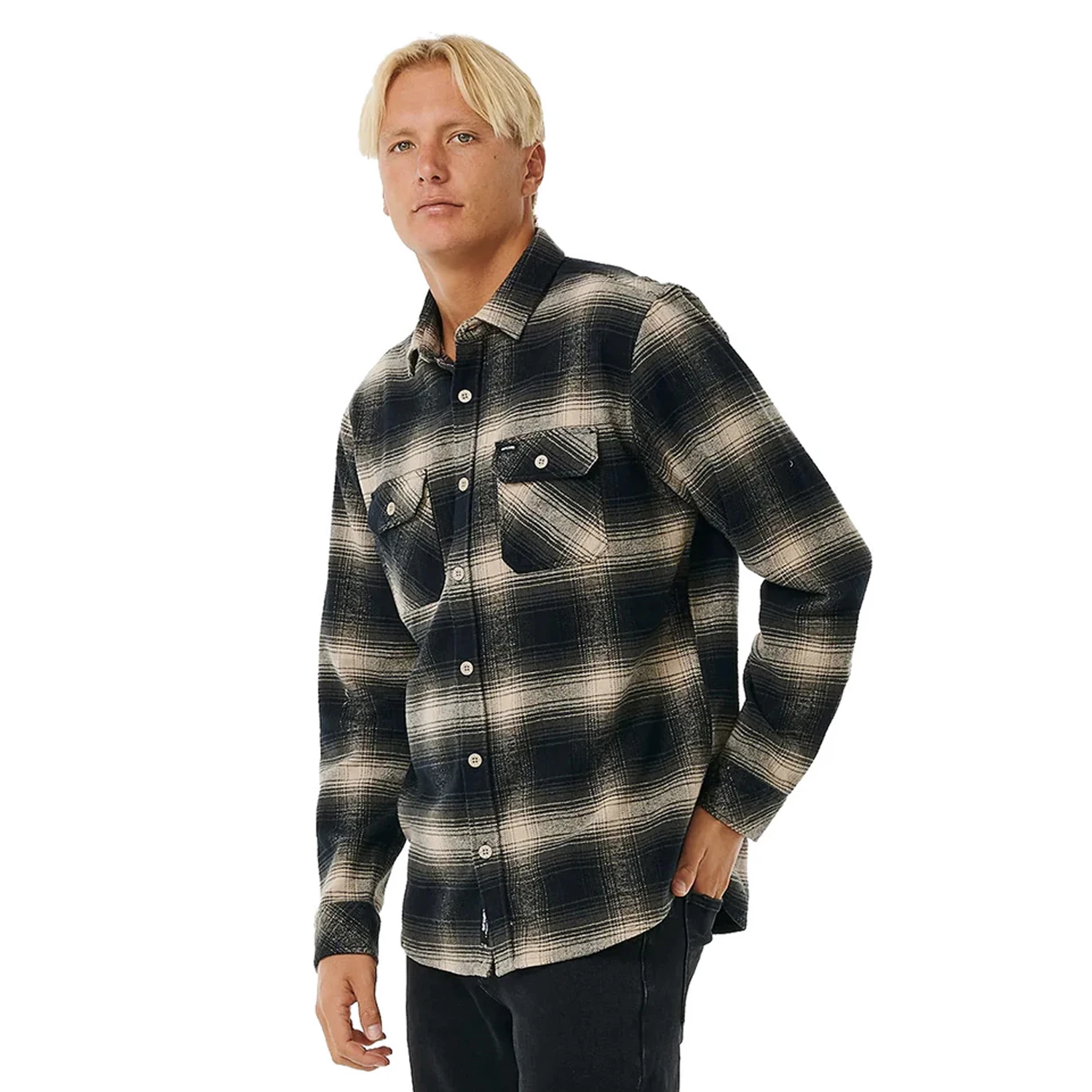 Camisa Rip Curl Count Flannel – Negro