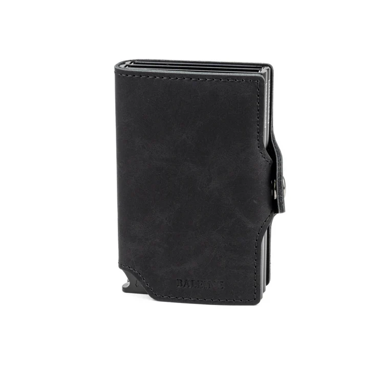 Billetera Baleine Double Kansas – Full Black