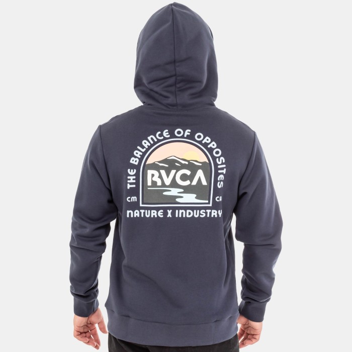 Canguro RVCA Vistas Zip Hood – Azul