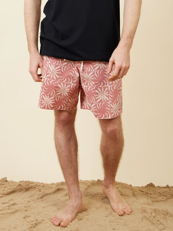 Boardshort Rusty Gaios – Rosado