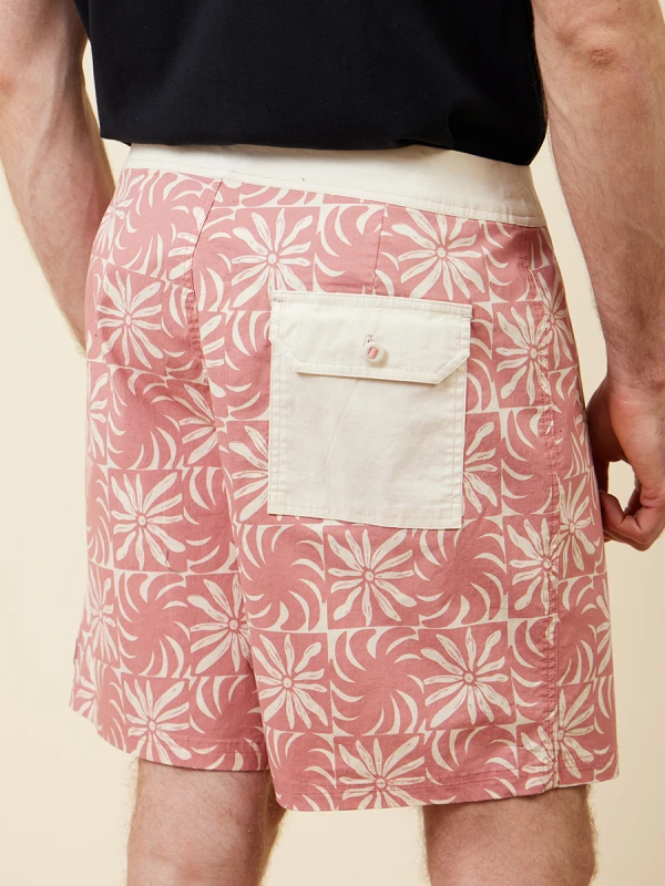 Boardshort Rusty Gaios – Rosado