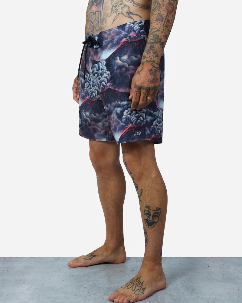 Boardshort Lost Deathwish Go Off Smoke - Black