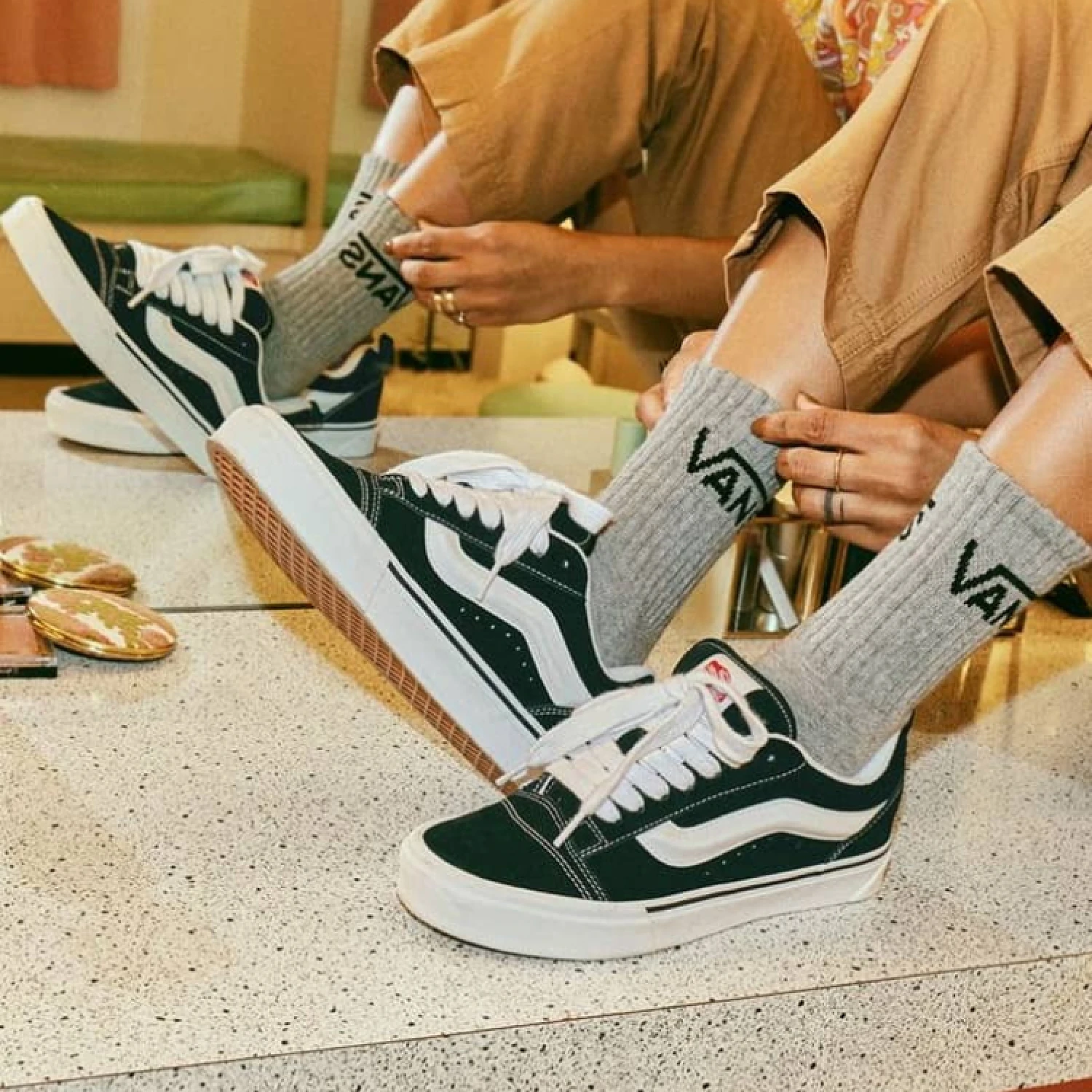 Vans Knu Skool – Black/White