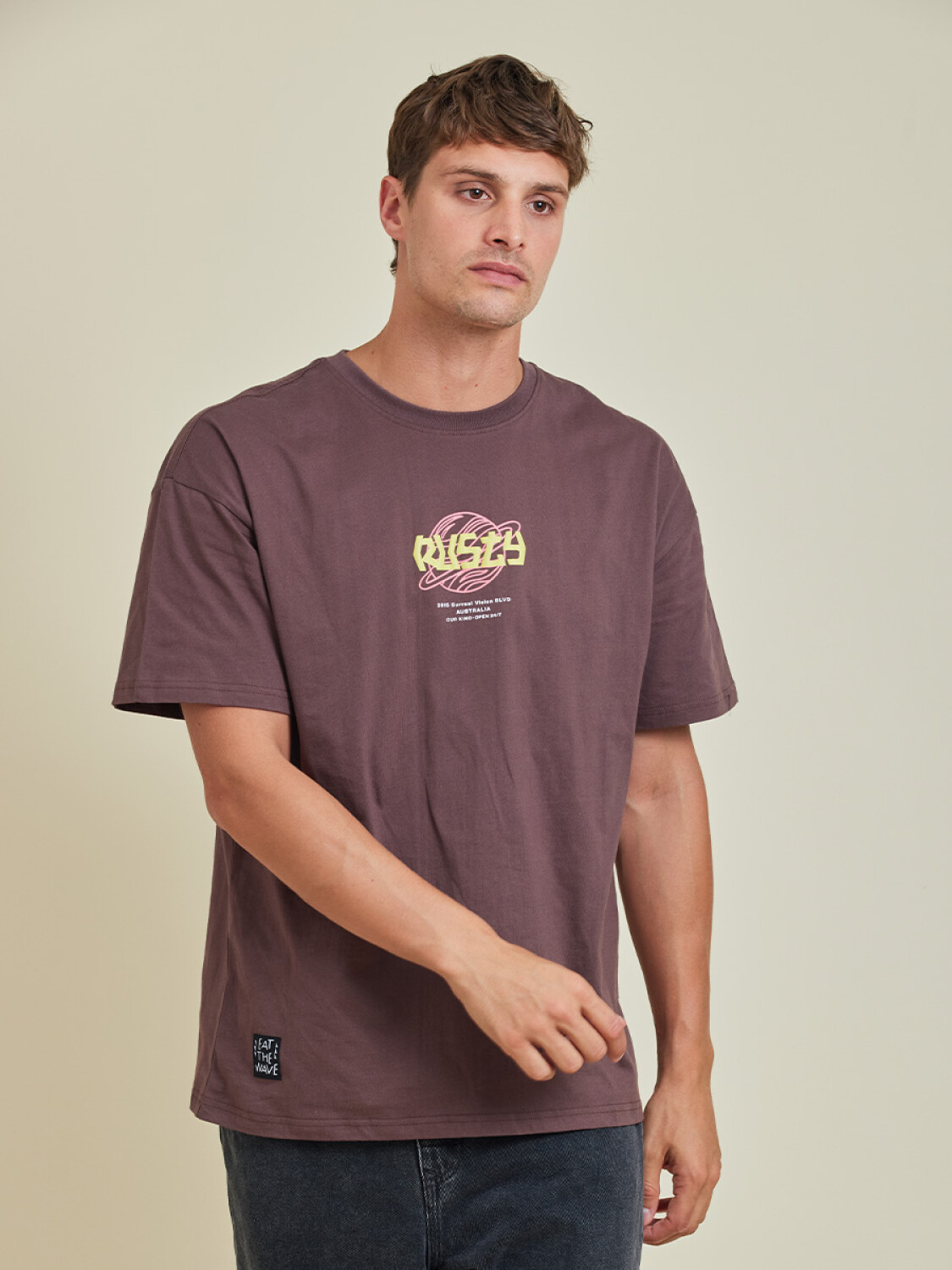 Remera Rusty Julen – Marron
