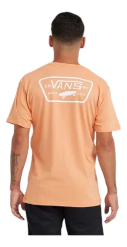 Remera Vans Full Patch Back – Naranja