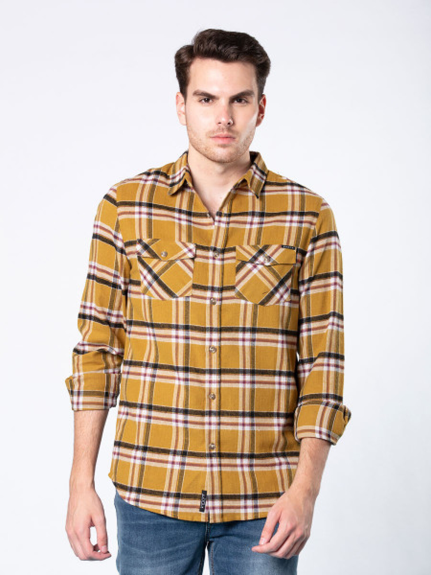 Camisa Rusty Sater – Mostaza