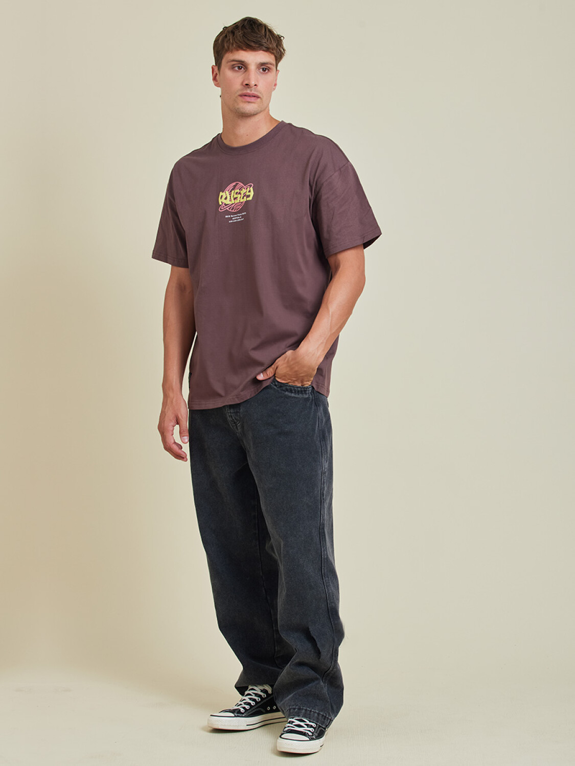 Remera Rusty Julen – Marron