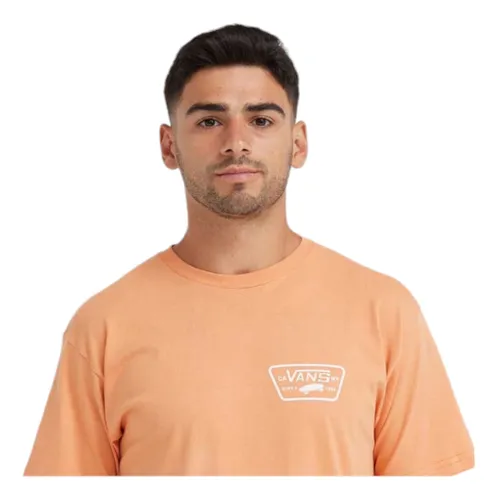 Remera Vans Full Patch Back – Naranja