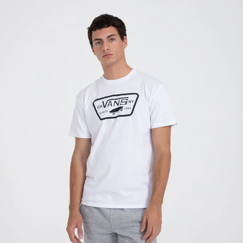 Remera Vans Full Patch – Blanca