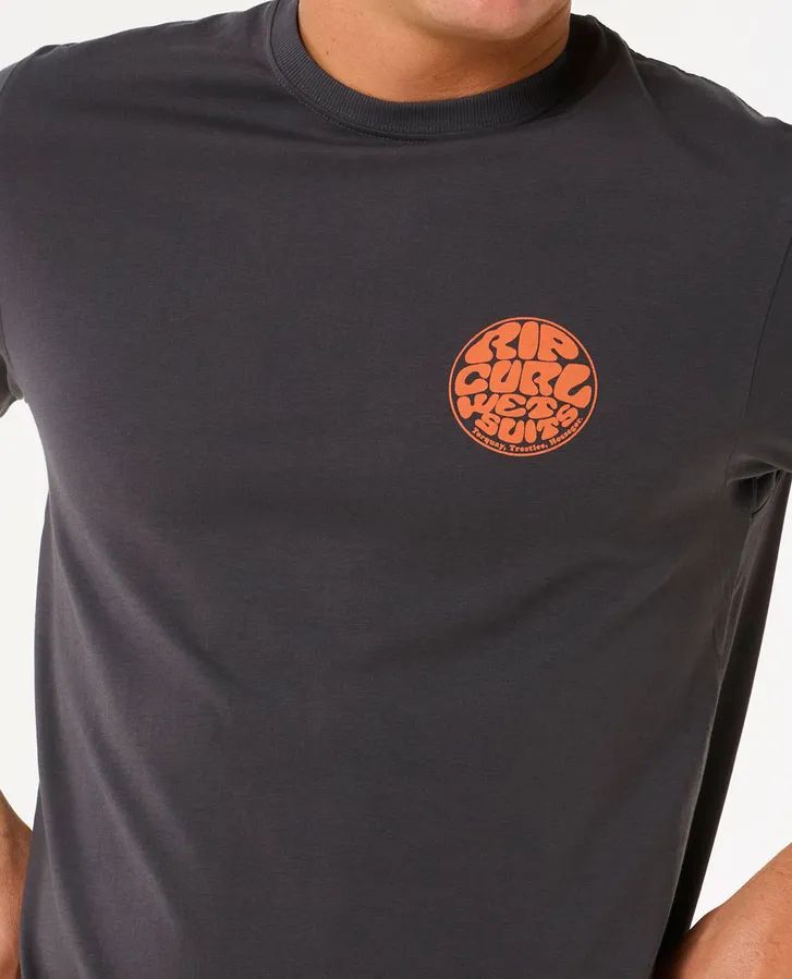 Remera Rip Curl Wetty Icon – Gris