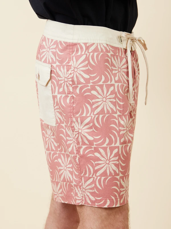 Boardshort Rusty Gaios – Rosado