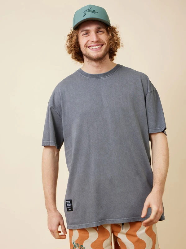 Remera Rusty Deico – Gris
