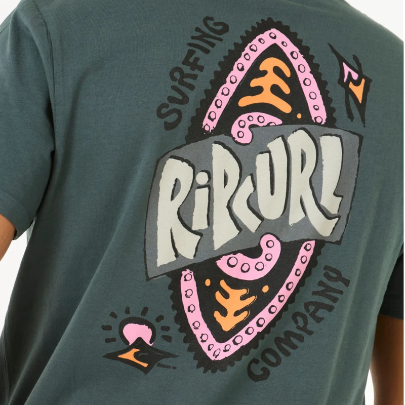 Remera Rip Curl Shield Tee – Gris