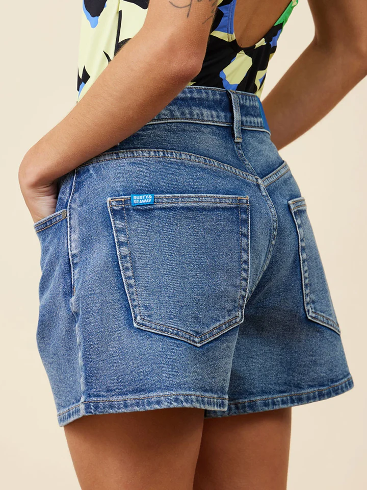Short Rusty Kina – Azul