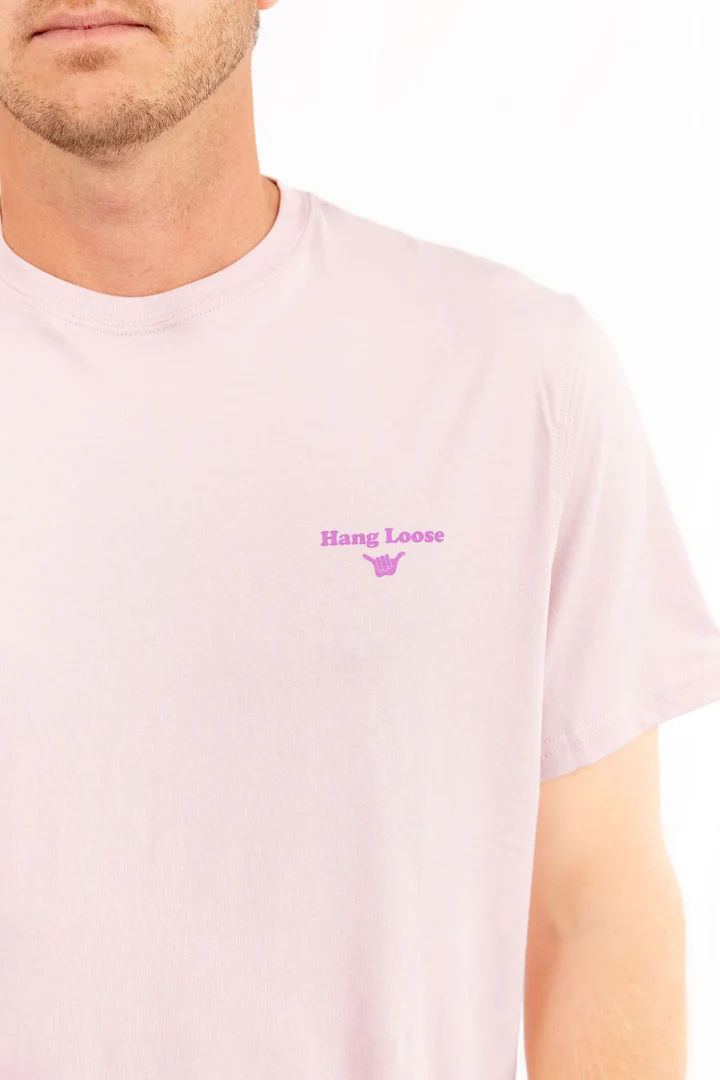 Remera Hang Loose Over Orch – Rosado