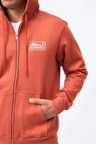 Canguro Billabong Range Zip Hood – Naranja