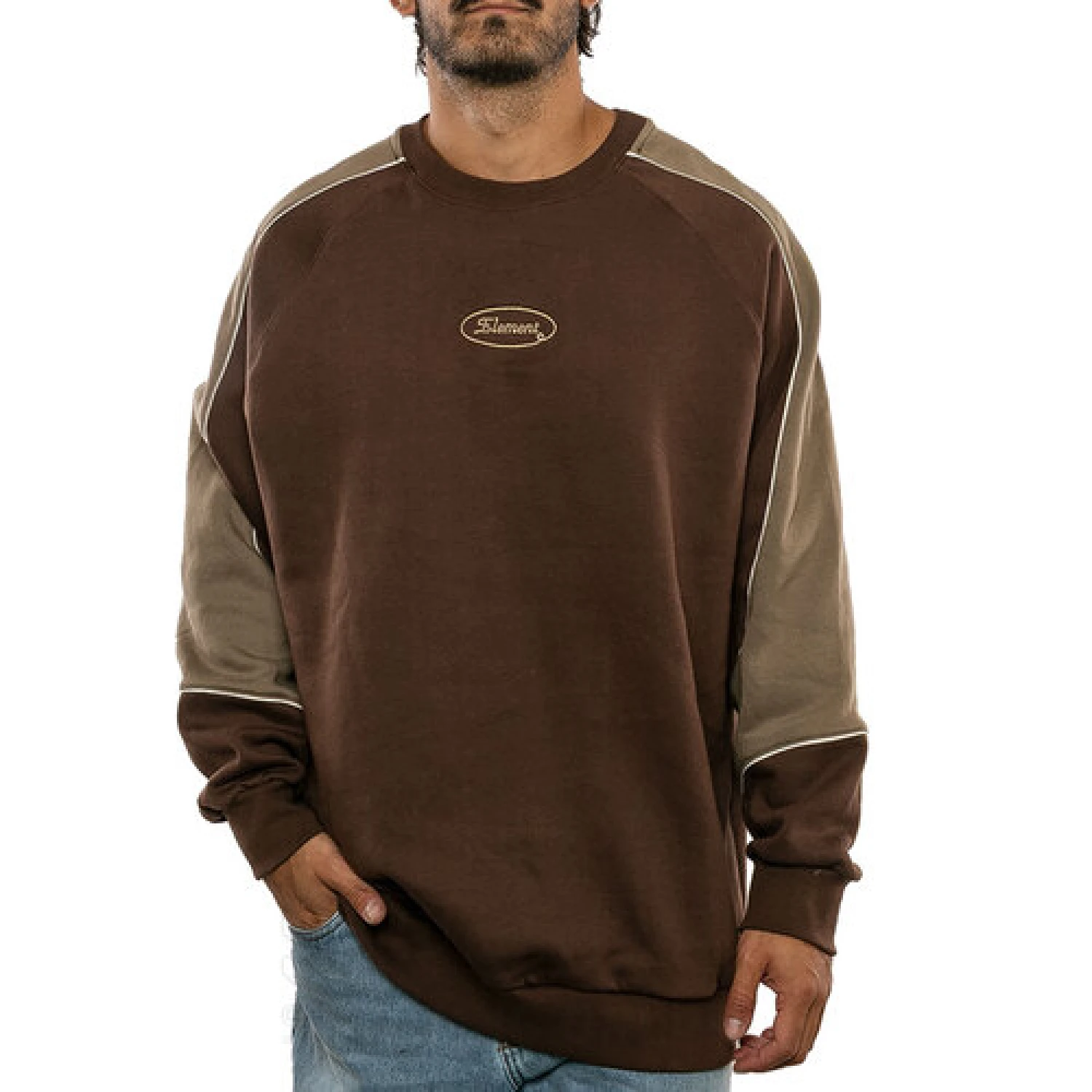 Buzo Element Acer Over Crew – Marron