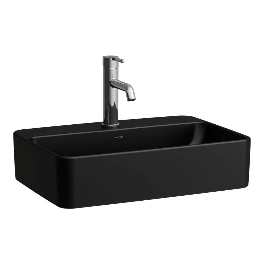 LAUFEN SAVOY NEGRO MATE BACHA APOYO 550 X 380 MM 1 PERF