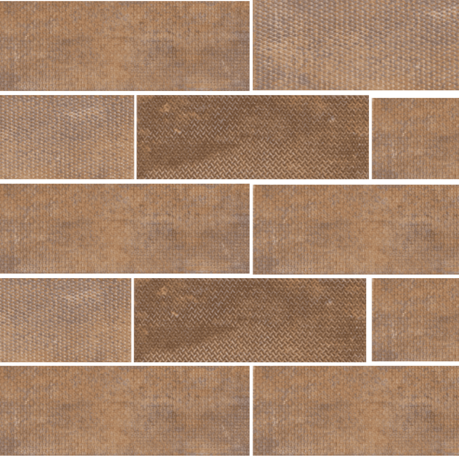 NAXOS ALLOY BRICK CORTEN 15.5X39.5 RECT