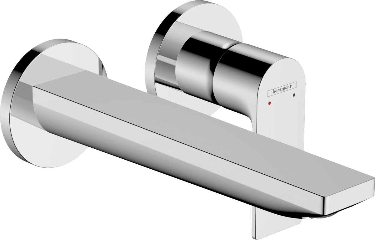 HANSGROHE REBRIS E VISTA LAVATORIO MONOMANDO PARED 200 MM CON VACIADOR CROMO CUERPO 13622180