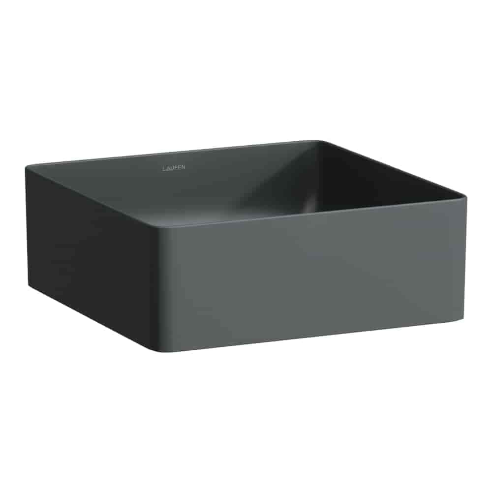 LAUFEN LIVING GRAPHITE BACHA APOYO 360 X 360 MM