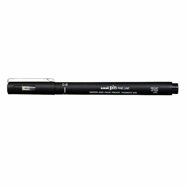 Marcador Uniball Pin 200 0,6mm Negro 