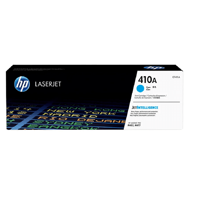 Toner Original HP CF 411 A Cyan M 452 477