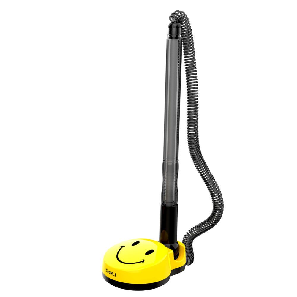 Lapicera con base Smile Azul Deli