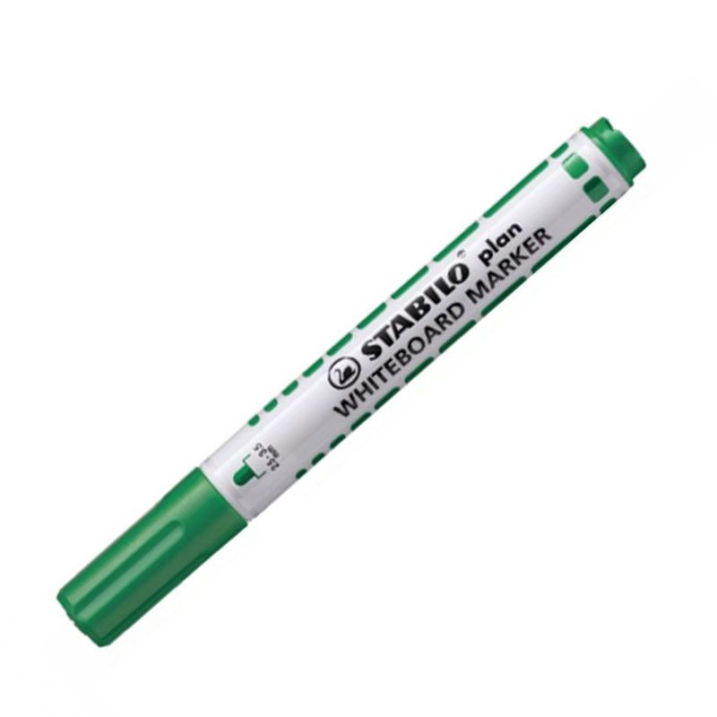 Marcador Pizarra Grueso Recargable 641 Verde Stabilo