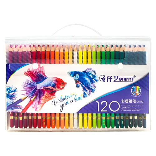 Set Premium de 120 Lápices de Colores con Estuche de Almacenamiento