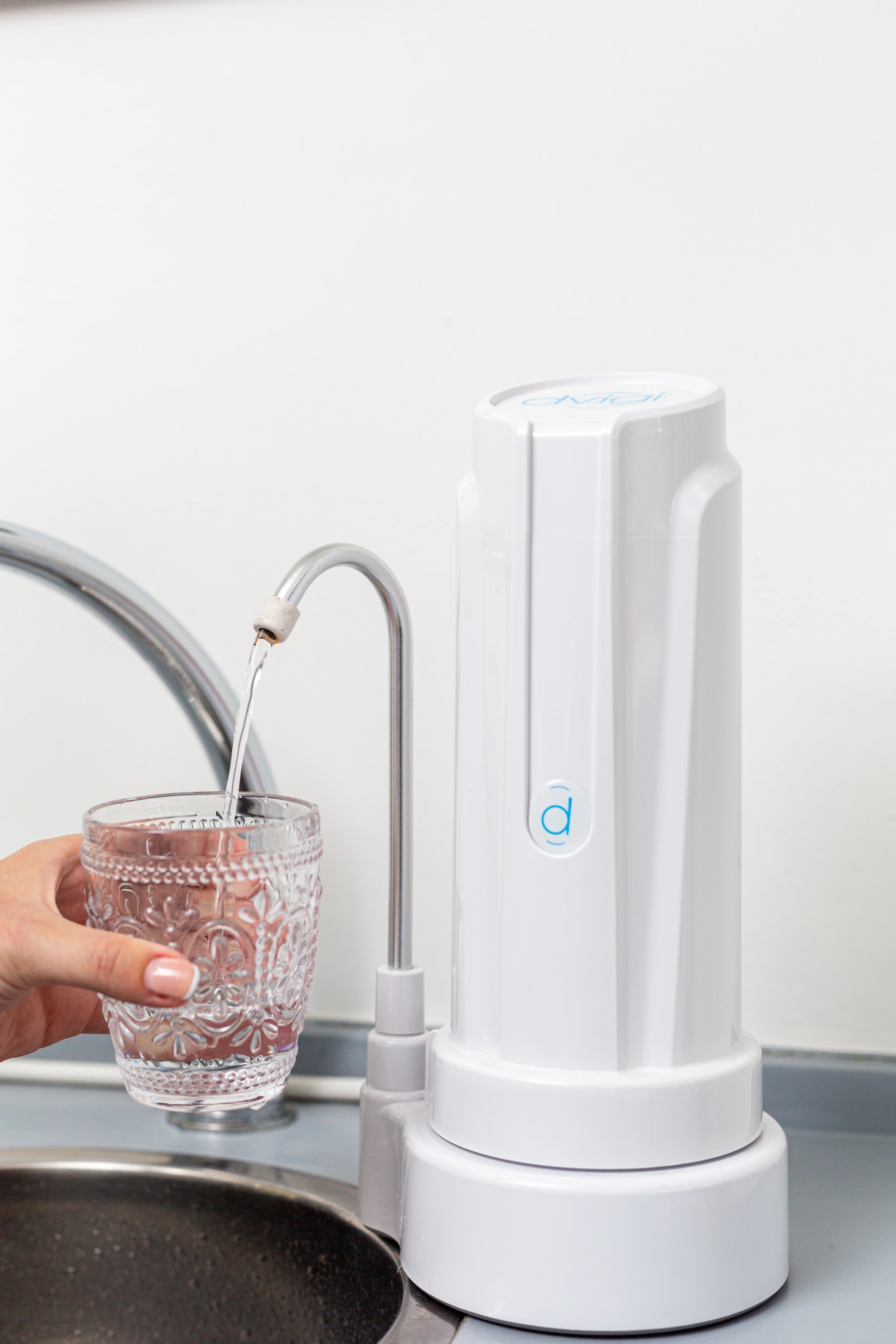 Purificador Sobre Mesada DVIGI AQUA Blanco
