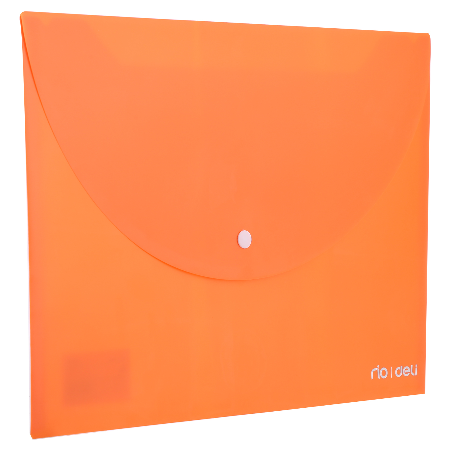 Sobre Pvc Rio A4 Liso con broche naranja