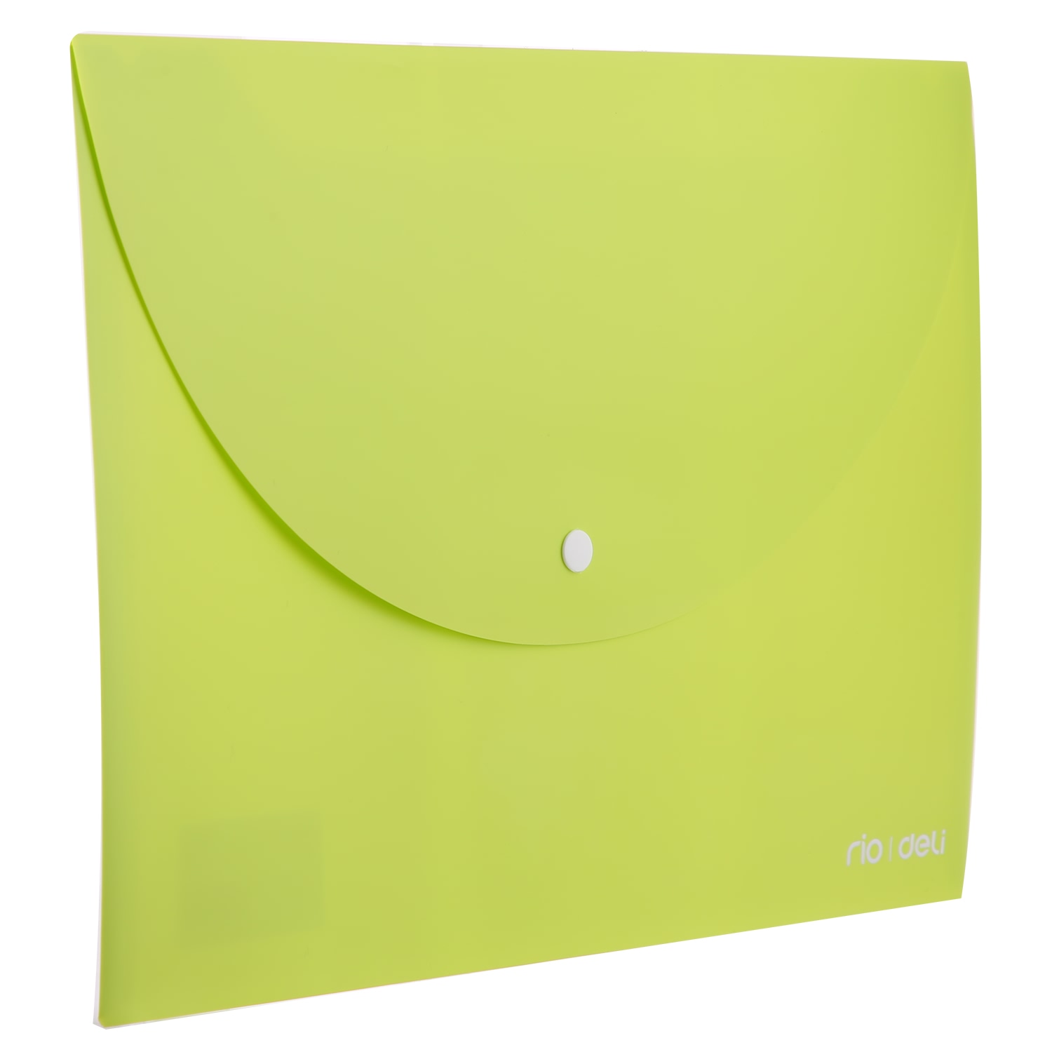 Sobre Pvc Rio A4 Liso con broche verde