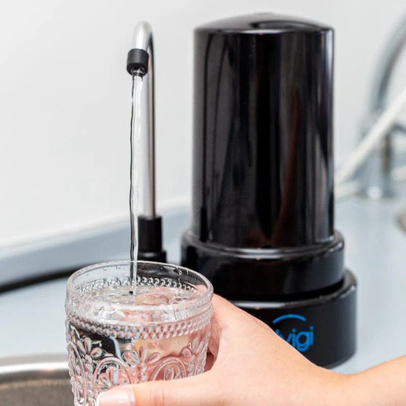 Purificador de Agua Sobre Mesa DVIGI Compact Pure Negro